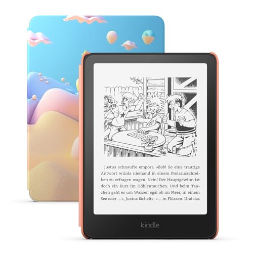 Amazon Kindle Paperwhite Kids (neueste Generation) – Größeres, blendfreies 7-Zoll-Display – Mit Kindle lesen Kinder durchschnittlich mehr als mehr als