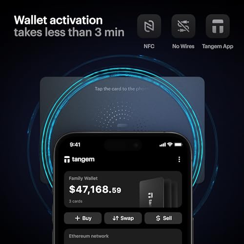Tangem Security Card Pack of 3 – NFC Digital Asset Protection – 100% Offline Cold Storage – Compact Design
