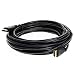 35FT Premium Gold Plated HDMI Cable with Audio & Ethernet Return Channel, v 1.4, 1080P FHD, Compatible with TV, DVD, PS4, Xbox, Bluray (35FT, Black)