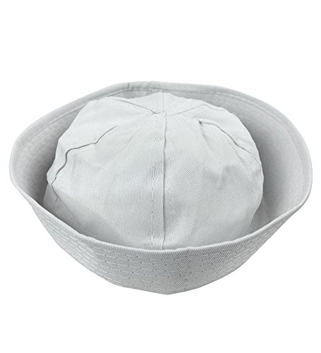 Yacht Hat - White Sailor Hats - Sailor Costume Hat by Funny Party Hats