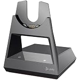 Poly Voyager Office Base, for Focus 2 and 4300 UC Series Headsets, PC/Mac, Deskphone and Phone Connectivity
