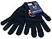 FC Barcelona Black Gloves - Knitted Adult Size - Black - Great for Men, Women and Kids - One Size Fits Most - FC Barcelona Soccer Fan Gear