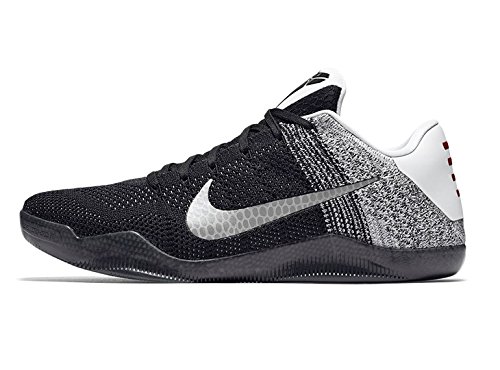 Nike Kobe XI Elite Low Men's Basketball Shoe (9.5, White/Black/Court Purple)