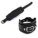 SusenstoneRivet Stud Leather Belt Bangle Wristband Bracelet (Black)