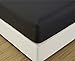 Mellanni Queen Fitted Sheet - Iconic Collection Bedding Sheets with up to 16 inch Deep Pocket - Soft & Cooling - Fade & Stain Resistant - 1 PC (Queen, Black)