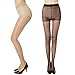MANZI Women's Black (3 Pairs) Nude (3 Pairs) Sheer Soft Tight Size L