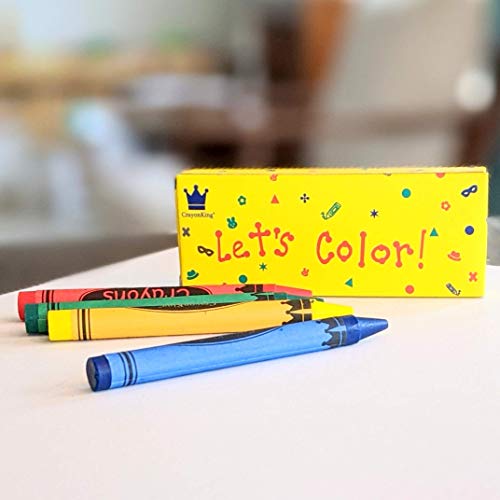 CrayonKing 500 Sets of 4Packs in a Box (2,000 total bulk Crayons