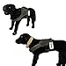 yisibo Tactical Dog Harness Military Working Dog Vest No-Pull Adjustable K9 Service Dog Training Vest with Handle,Ranger Green,L