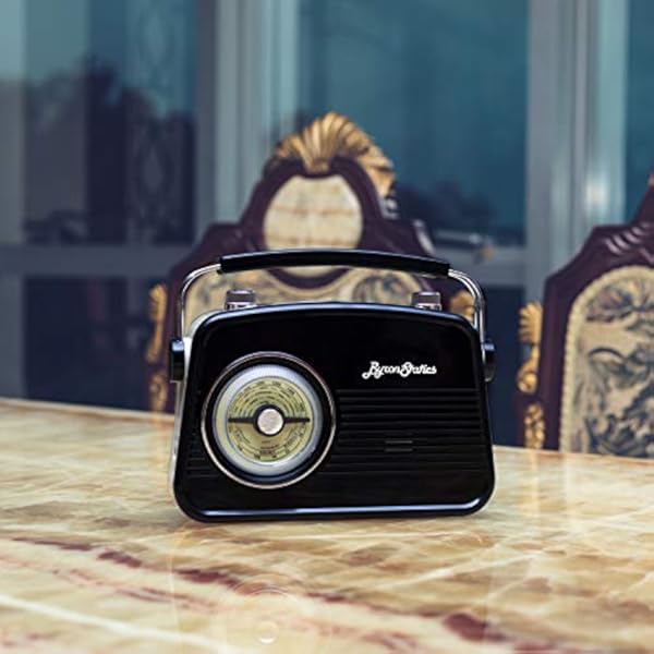 Byron Statics Radios Portable Am FM Analog Large Rotary Dial - Imagen 8