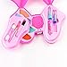 Little Girls Princess Dress-up Real Makeup Kit Pink Bow-shape Vanity Case #Water-washable, Portable, Safe CE Approved Ideal for Children Age 5+