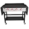Royal-Gourmet-GB4000-36-inch-4-Burner-Flat-Top-Propane-Gas-Grill-Griddle-for-BBQ-Camping-Black