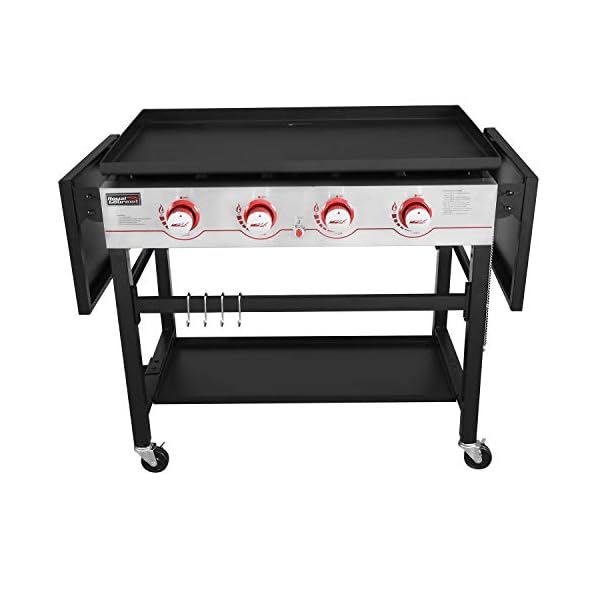 Royal-Gourmet-GB4000-36-inch-4-Burner-Flat-Top-Propane-Gas-Grill-Griddle-for-BBQ-Camping-Black