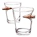 Lucky Shot 308 CALIBER SHOT GLASS | Bullet Embedded Copper 1.5oz Borosilicate Glass Jigger (2-PACK) from