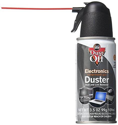 2 pack Falcon Dust, Off Compressed Gas (152a) Disposable Cleaning Duster, 3.5 oz Can
