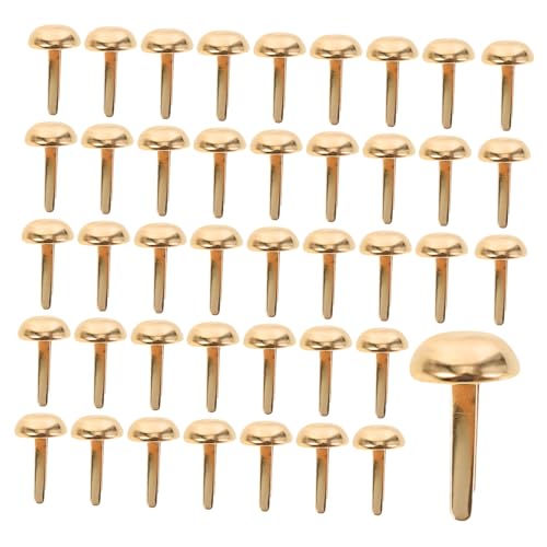 Gadpiparty 100pcs Scrapbooking Embellishments Metal Paper Clips Small Brads for Crafts