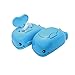 Whale Tissue Box Holder Cover with Lid Novelty Cute Smile Blue Whale Baby Toilet Paper Tissue Tray Holder with Cover