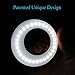 Selfie Ring Light for Phone Camera Photography Video, Rechargeable Clip White