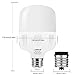 LOHAS Super Bright Light Bulbs, 250-300W Equivalent, 3400LM E26 Garage LED Bulb, 3000K Soft White, 30 Watt High Lumen LED Bulb, w/E39 Adapter for Commercial Warehouse Workshop Factory Backyard, 2 Pack