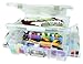ArtBin 6980AB Super Satchel Deluxe 1-Compartment Lid/Divided Base, Translucent Clear