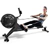 SereneLife Smart Rowing Machine-Home Rowing Machine with Smartphone Fitness Monitoring App-Row Machine for Gym or Home…