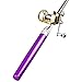 Sportsvoutdoors Telescopic Protable Pocket Fish Pen Carbon Fishing Rod Pole + Reel (Purple)