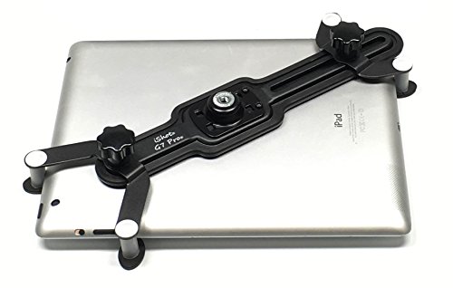 iShot G7 Pro iPad Pro 9.7 / iPad 5th Gen. / iPad 6th Gen. Universal Tablet All Metal Tripod Mount Adapter Holder - Works with Cases - Adjustable Metal Frame - Compatible with iPad and 7-11" Tablets