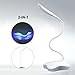 Desk Lamp, ZEYI Led Eye Care Reading Lamp, Kids Table Lamp,Rechargeable,Gooseneck, Touch Control, 3 Level Brightness, Long Lasting