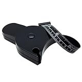 Body Tape Measure for Body Measuring and Body Fat Measurement Tool for Weight Loss 60 Inch 150 CM (Black)
