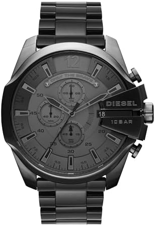 Amazon.com: Diesel All-Gender 44mm Master Chief Silicone Sport 