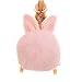 URSFUR Rabbit Ball Keychain Soft Ears Key Chain Ring Hook Phone Bag Pendant