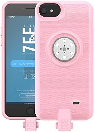 Battery case iPhone 6/6s/7/8- with Built-In 64GB Memory+Battery 2600mAh+Wireless Charging - Pink(Apple Certified)