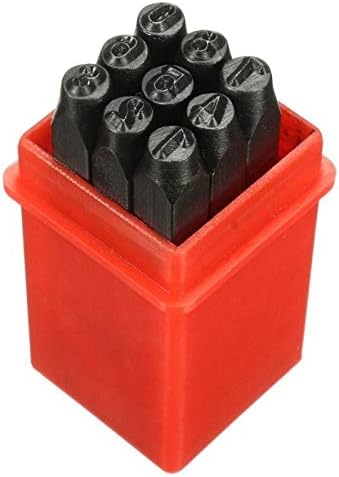 set di punzoni da lettere per metallo