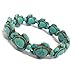 Amy & Annette Turquoise Handmade Sea Turtles Bracelet - Great Gift Idea for Every Occasion Size - (7 inches)
