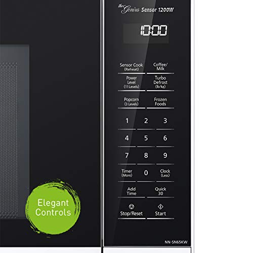 Panasonic NNSN65KW Microwave Oven with Inverter Technology, 1200W, 1.2
