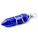 12pcs Gems Wire Wrap Healing Pointed Chakra Crystal Gemstone Pendants Point Bullet Shape Quartz Crystal Stone Random Color Handmade Pendant Jewelry Making