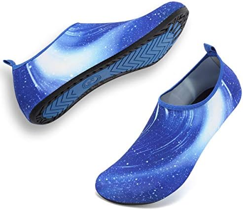 FCKEE Womens and Mens Water Shoes Quick-Dry Aqua Socks Barefoot for Outdoor Beach Swim Surf Yoga Exercise