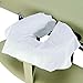 ZMDREAM Pack of 150 Disposable Headrest Sheets for Exam Table Face Rest Cradle Covers for Massage Table 16x12 inches White