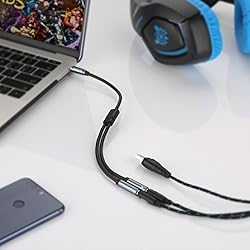 3.5mm Headphone Splitter Adapter, MillSO CTIA Audio