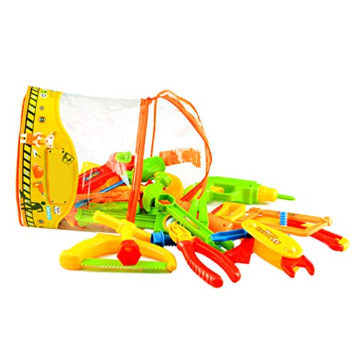 Kids Pretend Play Toy Tool Set, Puzzle DIY Hammer Screwdriver Simulation Repair Kit, Hand Tool Disassembly and Assembly Toys Workshop Tool box Tools Kit