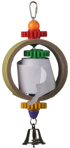 Super Bird Creations 14 by 5-Inch Tape Dispenser Bird Toy, Large