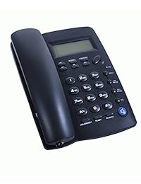 Ornin Y043   Teléfono con cable con altavoz, pantalla, calculadora básica e identificador de llamadas