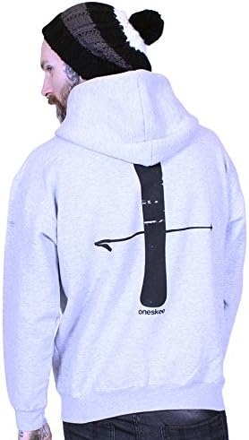 Oneskee Apres Zippy Huddys Men's Whistler Heather Grey S