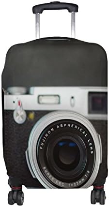 LEISISI Retro Camera Luggage Cover Elastic Protector Fits S 18-21 inch Suitcase
