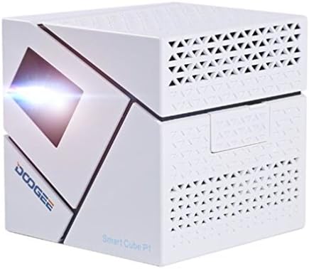 DOOGEE Smart Cube P1 3D Projector Video Mini Projector Portable Home FHD 4800mAh Mini LED 3D Home Games Projector