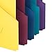 Smead Project Jackets, 2/5-Cut Tab, Bottom Position, Three-Hole Punched, Letter Size, Assorted Colors, 10 per Pack (75452)