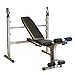 Best Fitness by Body-Solid (BFOB10R) Olympic Bench - Adjustable Weight Bench with Leg Developer and Folding Storage - Fits 6' and 7' Barbells