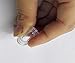 Clear Glass Table Top Bumper Non- Adhesive,Glass Table Top Spacer,2mm Thickness.25Count