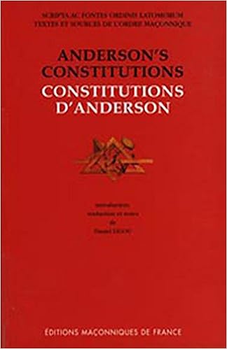 Les Constitutions Danderson 9782903846206 Amazoncom Books - 