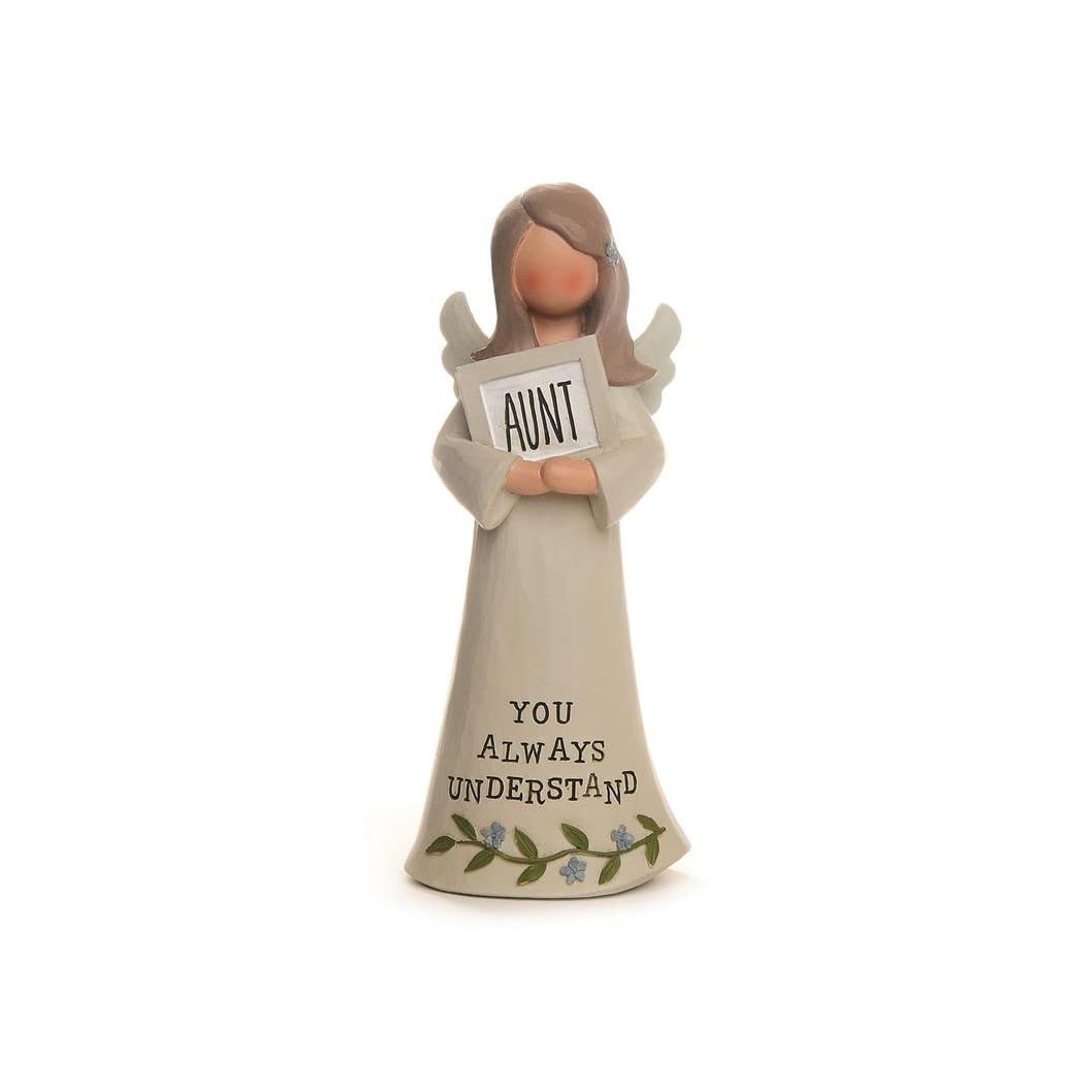 Blossom Bucket Feather & Grace Hand Painted Resin Decorative Figurine - Auntie You Always Understand
