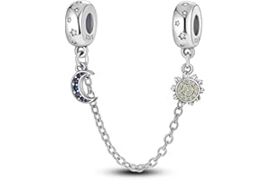 QIKAOLA S925 Sterling Silver Charms for Women Charms Beads for Pandora Bracelets